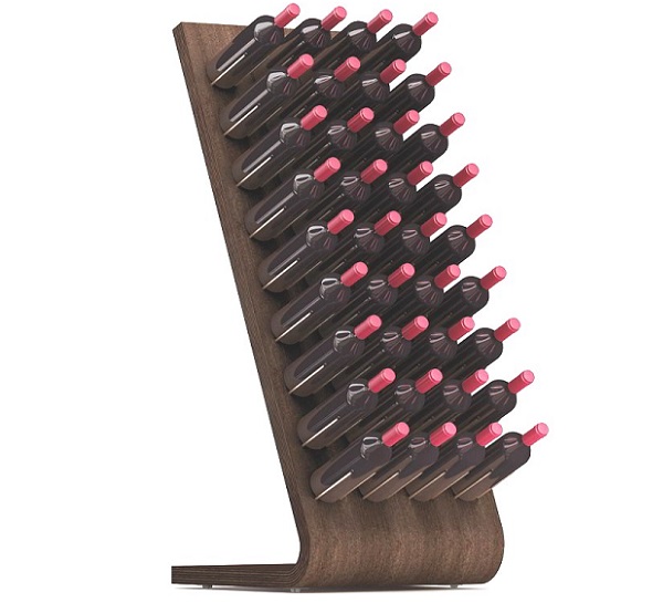 Esigo 4 wooden wine rack