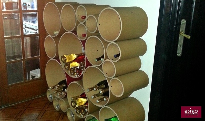 Esigo 8 eco-friendly wine rack