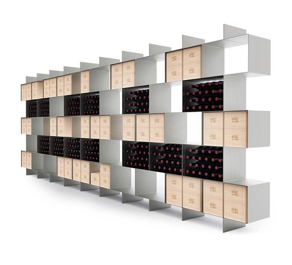 Esigo 2 Box wall mounted wine rack