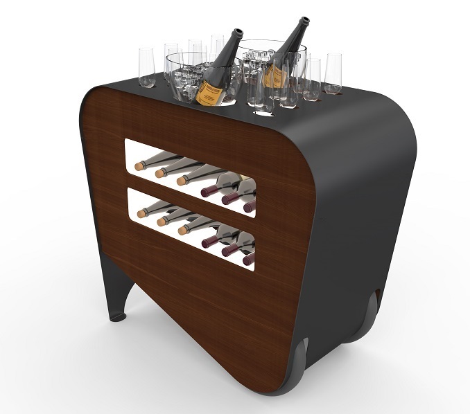 Esigo wine trolley - bar cart