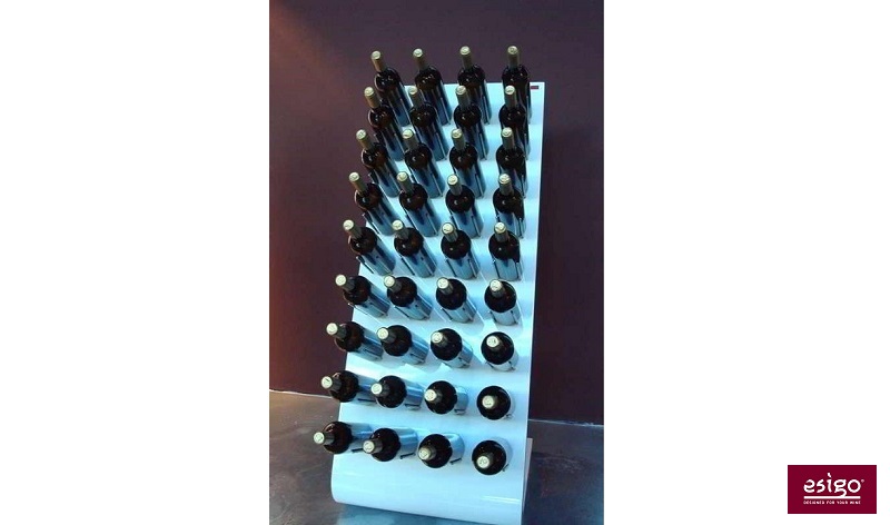 Esigo 4 wooden wine rack